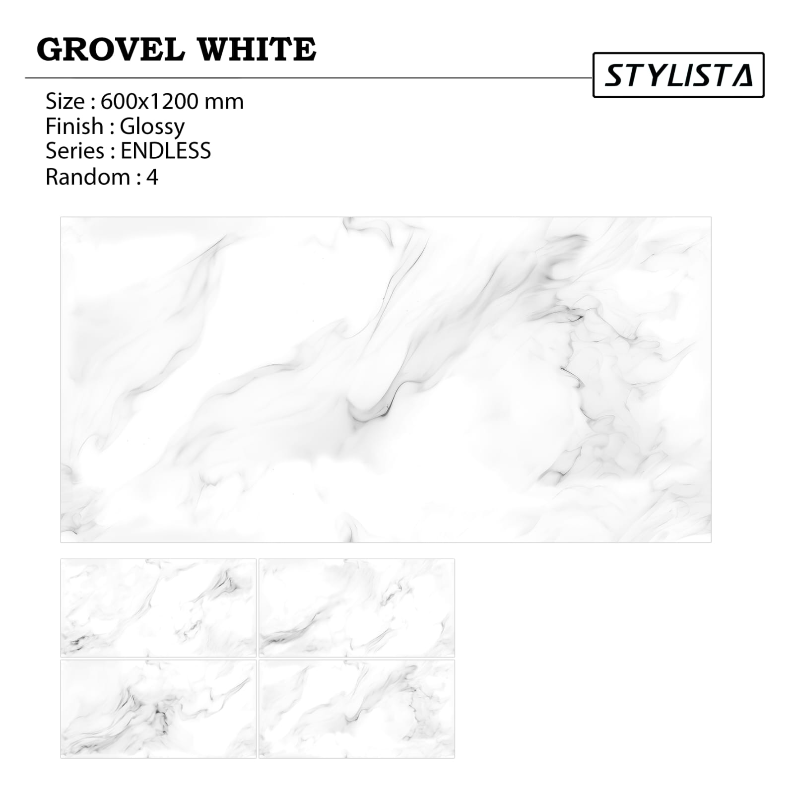 GROVEL WHITE (3 PCS)